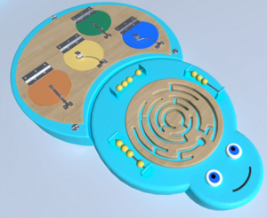 Настенный игровой элемент «Гусеница» - fgospostavki.ru - Ивантеевка