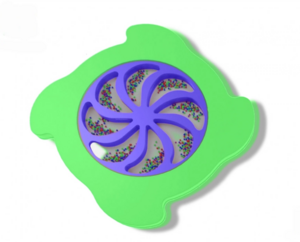 Тактильно-развивающая панель «Вращение радуги» - fgospostavki.ru - Ивантеевка