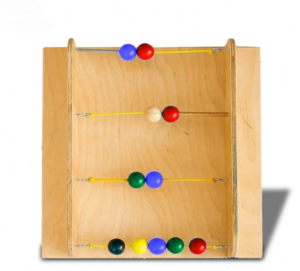 Тактильно-развивающая панель с текстурами и радужными шариками - fgospostavki.ru - Ивантеевка