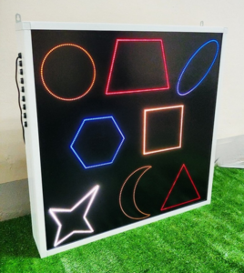 Панель интерактивная со светящимися цветными фигурами - fgospostavki.ru - Ивантеевка