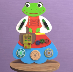 Бизиборд «Лягушка» - fgospostavki.ru - Ивантеевка