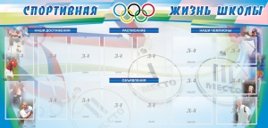 Стенд "Спортивная жизнь" Вариант 4 - fgospostavki.ru - Ивантеевка