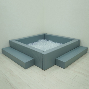 Сухой бассейн с шариками и RGB-подсветкой 140х140 см - fgospostavki.ru - Ивантеевка