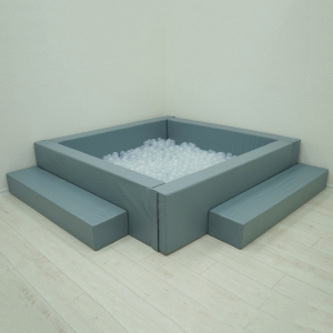 Сухой бассейн с шариками и RGB-подсветкой 190х190 см - fgospostavki.ru - Ивантеевка