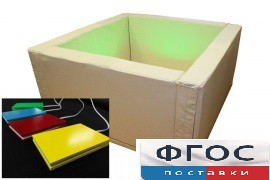 Сухой бассейн интерактивный с клавишами управления (217х217х66 сантиметров) - fgospostavki.ru - Ивантеевка