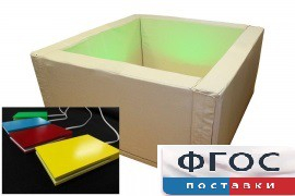 Сухой бассейн вибромузыкальный с клавишами управления (217х217х66 сантиметров) - fgospostavki.ru - Ивантеевка