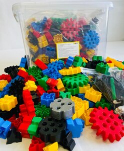 Конструктор Шестеренки (STEM Junior) 300 деталей  - fgospostavki.ru - Ивантеевка