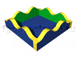 Сухой бассейн "Волна-2" с аппликацией - fgospostavki.ru - Ивантеевка