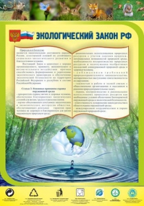 Стенд "Экологический закон РФ" - fgospostavki.ru - Ивантеевка
