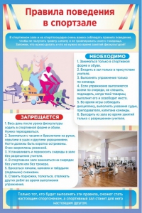 Стенд "Правила поведения в спортзале №1" - fgospostavki.ru - Ивантеевка