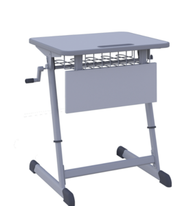 Парта NOMAD V одноместная регулируемая по высоте с антивандальной кромкой - fgospostavki.ru - Ивантеевка