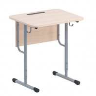 Стол одноместный ученический на круглой трубе - fgospostavki.ru - Ивантеевка