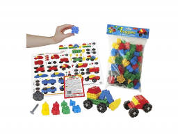 Конструктор «Транспортные средства» 64 детали - fgospostavki.ru - Ивантеевка