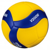 Мяч волейбольный Mikasa V200W (размер 5, синтетическая кожа, профессиональный) - fgospostavki.ru - Ивантеевка