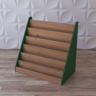 Стеллаж-витрина для книг "Познавательная горка" - fgospostavki.ru - Ивантеевка