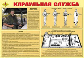 Плакат "Караульная служба" - fgospostavki.ru - Ивантеевка