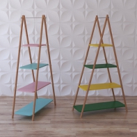 Стеллаж для игрушек и книг "Вигвам" - fgospostavki.ru - Ивантеевка