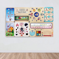 «Азбука здоровья» - Дидактическая настенная панель - fgospostavki.ru - Ивантеевка