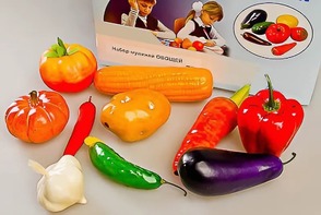 Набор муляжей овощей - fgospostavki.ru - Ивантеевка