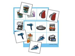 Логопедическое лото "Бытовая техника" (4 планшета, 24 карточки, цветное, ламинированное) - fgospostavki.ru - Ивантеевка