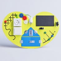 Бизиборд «Большое жёлтое сердце» - fgospostavki.ru - Ивантеевка