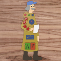 Бизиборд «Почтальон Печкин» - fgospostavki.ru - Ивантеевка