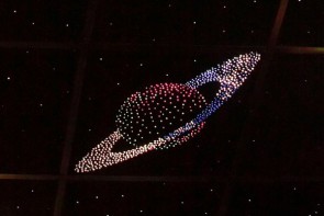 Потолок "Звездное небо с анимационным фибероптическим эффектом сатурн" - fgospostavki.ru - Ивантеевка