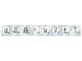 Стенд-лента "Выдающиеся ученые-биологи" - fgospostavki.ru - Ивантеевка