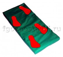 Дорожка массажная в чехле с нашитыми следами (4 следа) - fgospostavki.ru - Ивантеевка