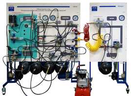 Лабораторный стенд «Пневматическая система грузового автомобиля КАМАЗ с прицепом» - fgospostavki.ru - Ивантеевка