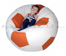 Кресло "Футбольный мяч" с гранулами с чехлом из жаккарда - fgospostavki.ru - Ивантеевка