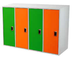 Шкаф-локер металлический 4-х местный с электронным замком - fgospostavki.ru - Ивантеевка