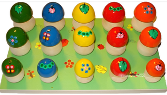 Развивающая игрушка для детей с нарушением слуха "Грибная полянка" - fgospostavki.ru - Ивантеевка