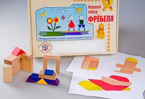Игровой набор Фребеля "Конструктор деревянный без соединений-2" (Серия "Эксперимент") - fgospostavki.ru - Ивантеевка
