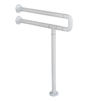 Поручень напольно-настенный с антибактериальным покрытием (белый) - fgospostavki.ru - Ивантеевка