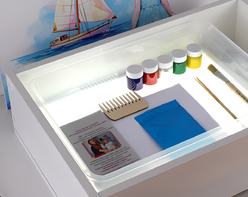 Стол-планшет "Водная фантазия"  (Формат А3) - fgospostavki.ru - Ивантеевка