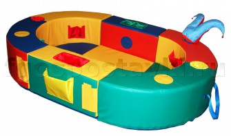 Манеж овальный 180х120х25 сантиметров - fgospostavki.ru - Ивантеевка