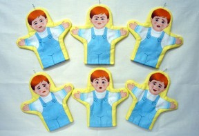 Набор рукавичек "Эмоции (мальчики)" 6 штук - fgospostavki.ru - Ивантеевка