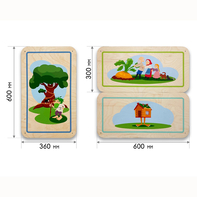 Набор стеновых панелей «Мир сказки - У Лукоморья» - fgospostavki.ru - Ивантеевка