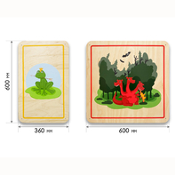 Набор стеновых панелей «Мир сказки - Волшебные герои» - fgospostavki.ru - Ивантеевка