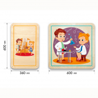 Набор стеновых панелей «Мои увлечения - Весёлые эксперименты» - fgospostavki.ru - Ивантеевка