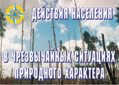 Комплект плакатов "Действия населения в ЧС природного характера" - fgospostavki.ru - Ивантеевка