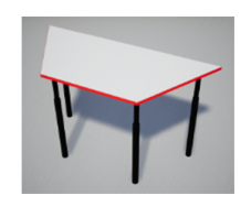 Стол ученический трапеция - fgospostavki.ru - Ивантеевка