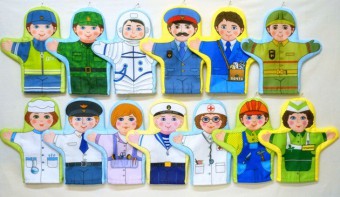 Набор рукавичек "Профессии" 13 штук - fgospostavki.ru - Ивантеевка