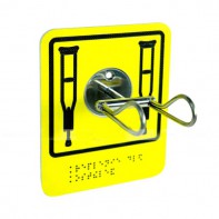 Травмобезопасный крючок-держатель для костылей и одежды - fgospostavki.ru - Ивантеевка