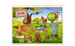 Интерактивная светозвуковая панель «Зверинец» - fgospostavki.ru - Ивантеевка