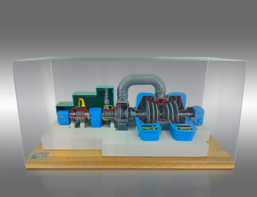 Наглядный макет "Разрез паровой турбины ТЭЦ" - fgospostavki.ru - Ивантеевка