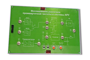 Сменная панель «Исследование усилителя промежуточной частоты и системы АРУ» - fgospostavki.ru - Ивантеевка