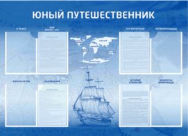 Стенд-уголок "Юный путешественник" - fgospostavki.ru - Ивантеевка