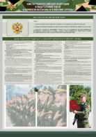 Стенд-уголок "Конституция Российской Федерации и Федеральный закон "О воинской обязанности и военной службе" - fgospostavki.ru - Ивантеевка
